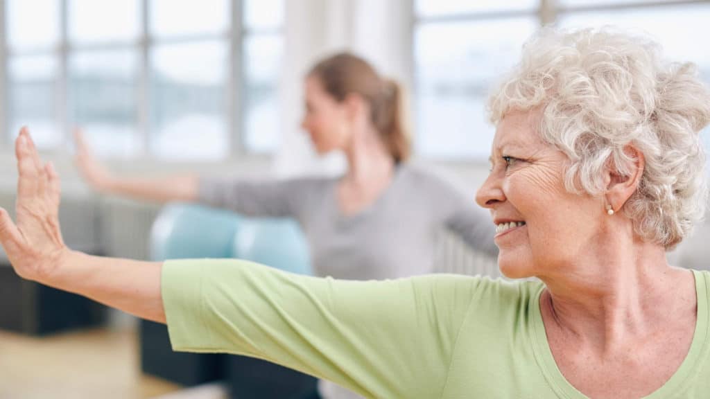 chair yoga for senior back pain