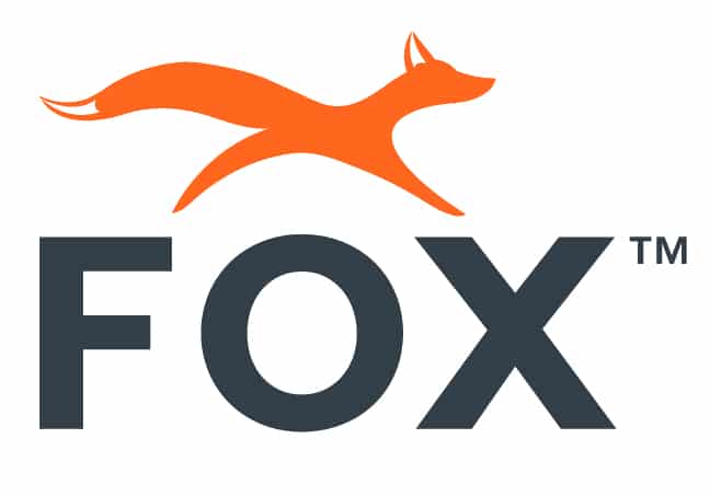 Fox logo with Fox printed underneath