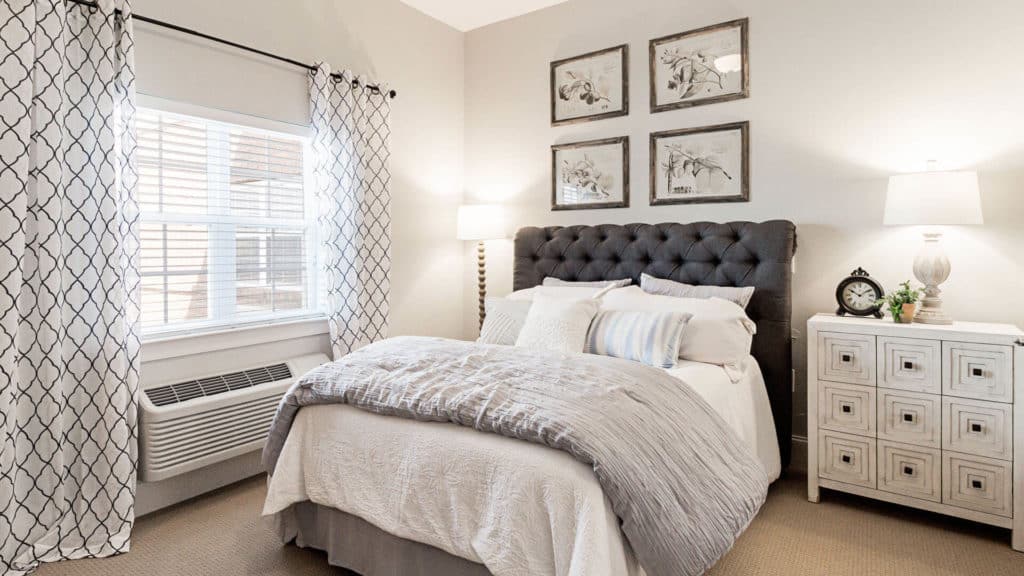 model bedroom at Traditions of Smyrna