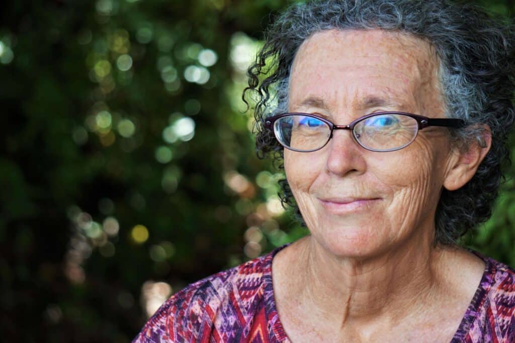 Woman smiling at the camera