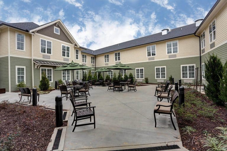 Courtyard at Vitality Living Milton