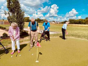 Golfing at Spring Hill