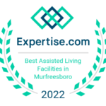 Award for best assisted living facility 2022 from Expertise.com