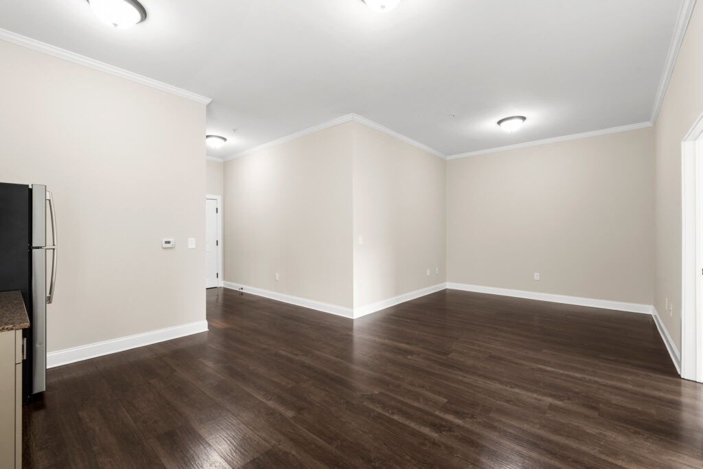 unfurnished apartment living room