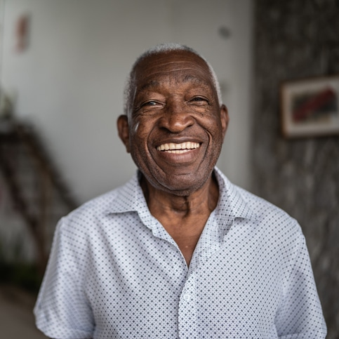 Photo of a man smiling