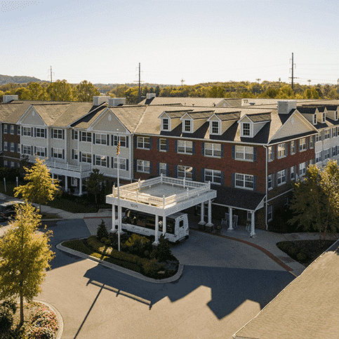 Overhead view of Franklin Community