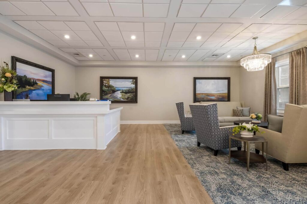 Smyrna retirement living lobby