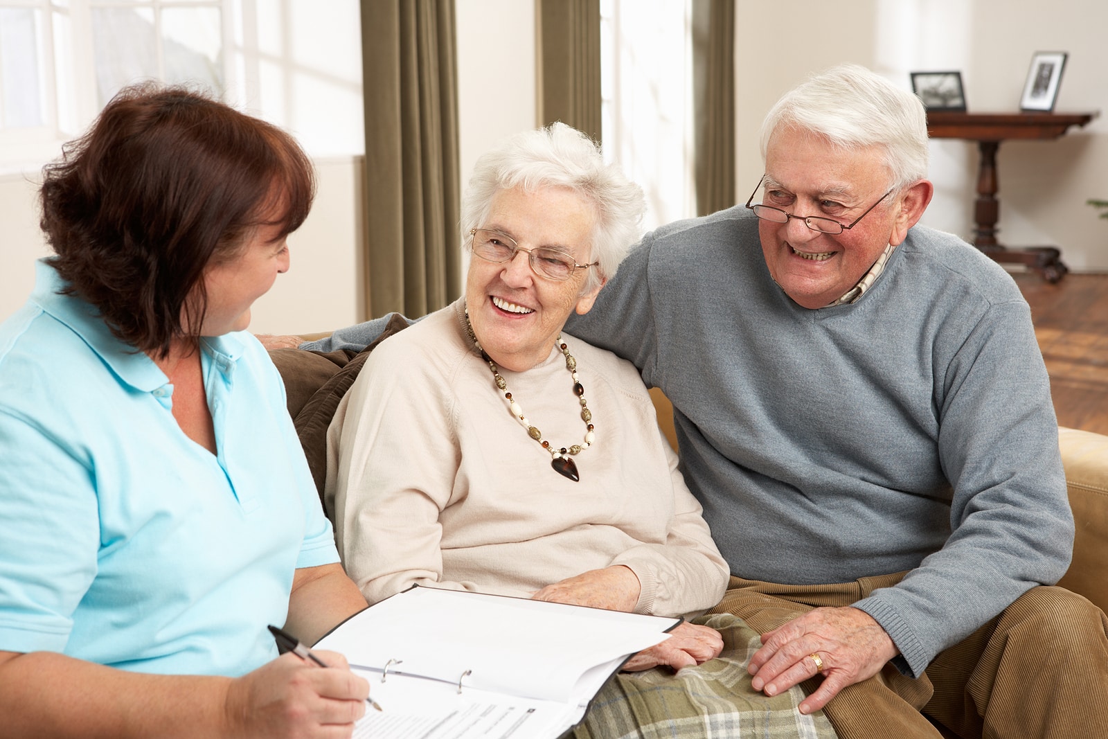 Senior Couple in discussion