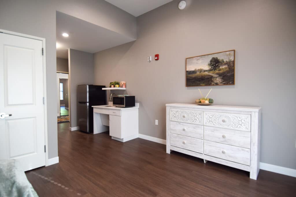 Landmark Lifestyles at Bryant apartment dresser