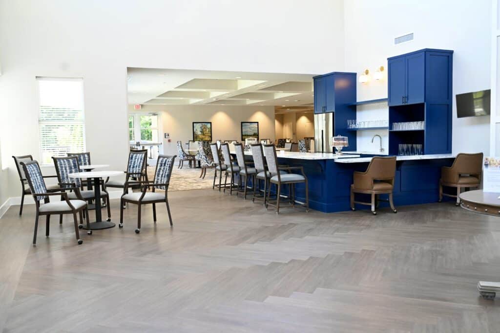Landmark Lifestyles at Bryant bar area