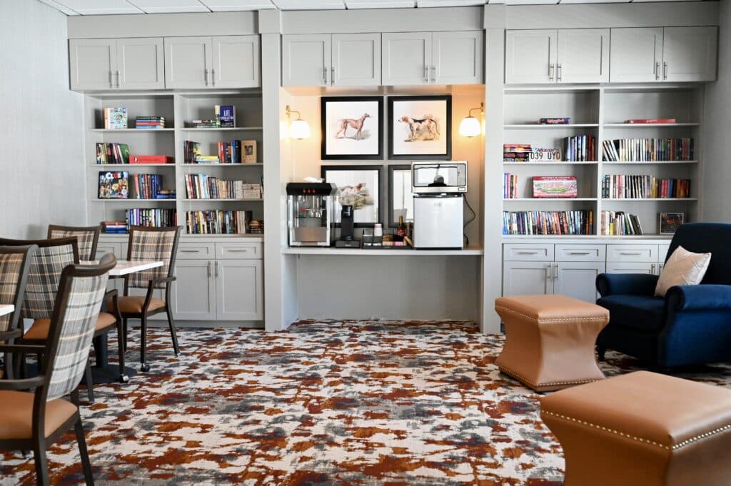 Landmark Lifestyles at Bryant coffee room