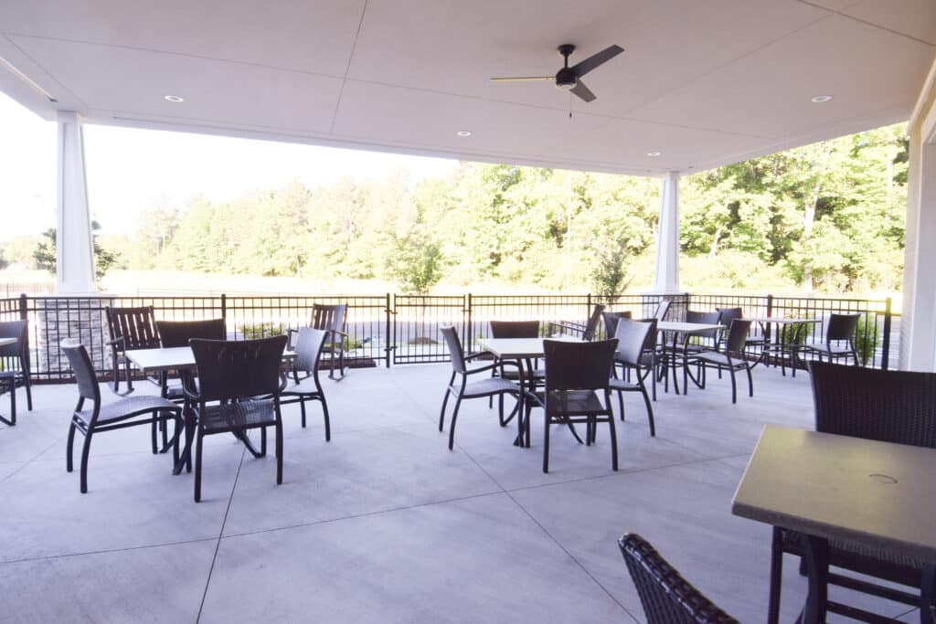 Landmark Lifestyles at Bryant patio 2