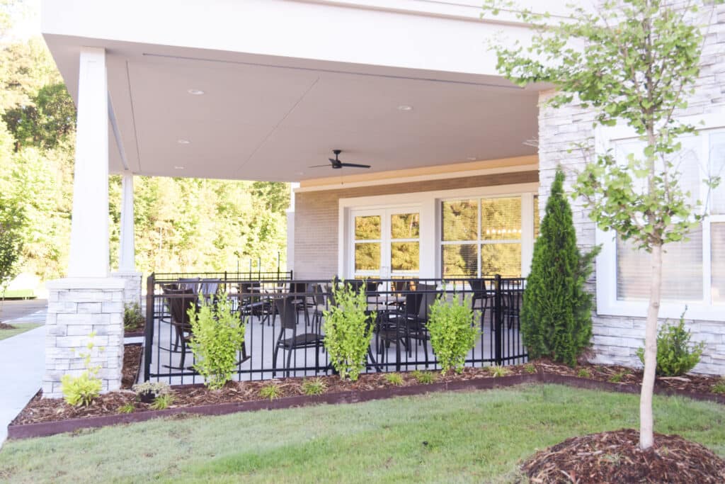 Landmark Lifestyles at Bryant patio 5