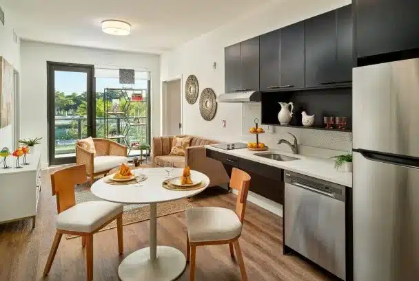 oasis apartment kitchen