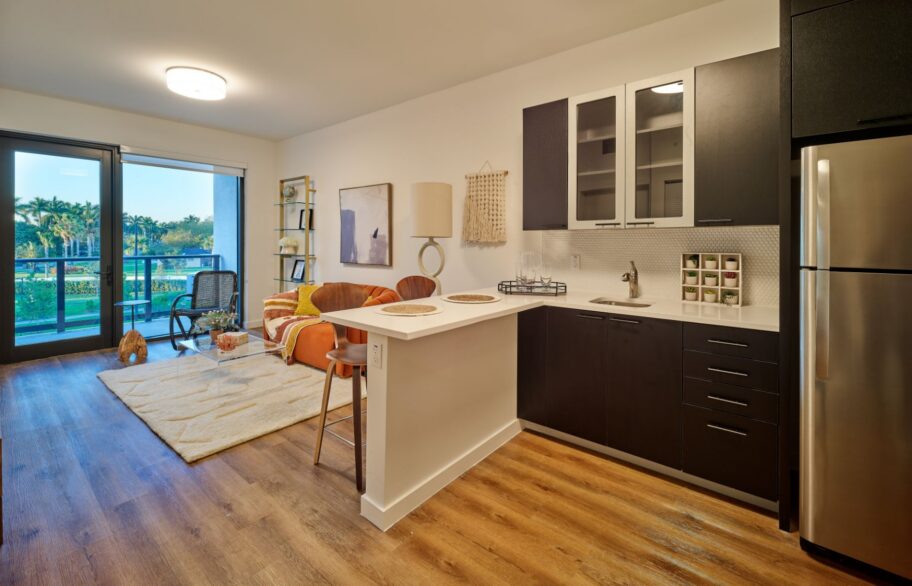 Open kitchen plan