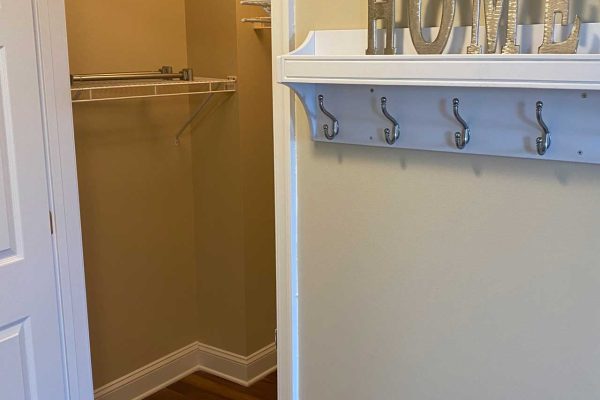 Apartment with walk-in closet