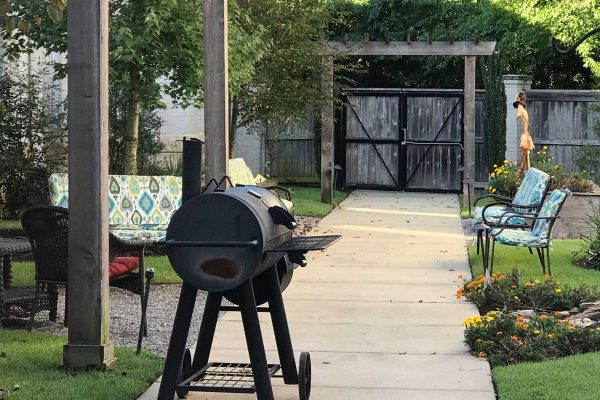 Patio with BBQ grill