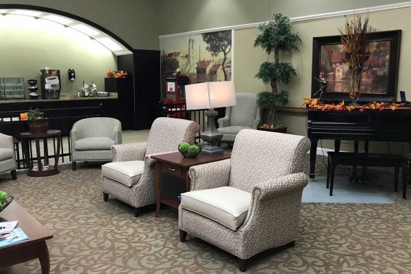 Common area with coffee station