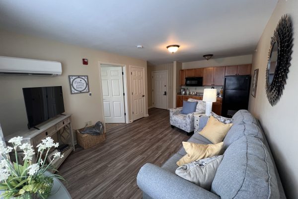 Model Assisted Living Bedroom at Vitality Living Hendersonville
