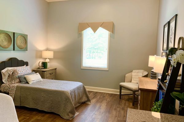 Model Bedroom at the Gardens of Germantown