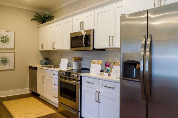 Kitchen in apartment at Vitality Living Madison