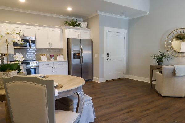Kitchen in apartment at Vitality Living Madison