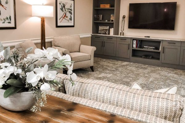 TV Room with couch