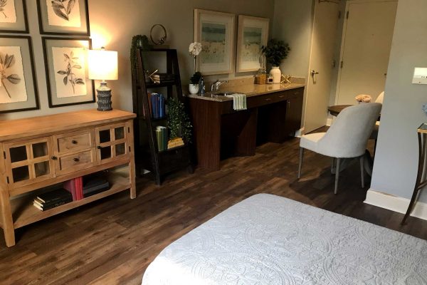 Resident's room at the Gardens of Germantown