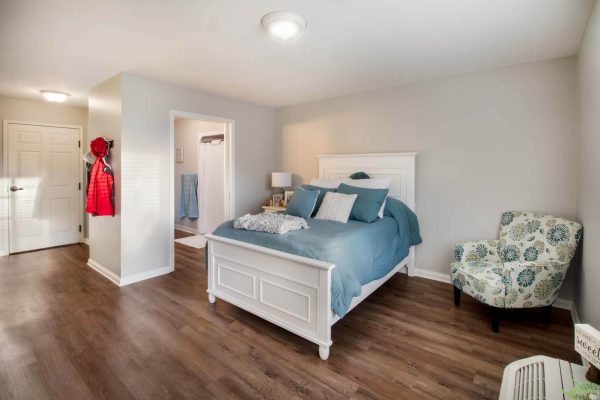 Springdale model assisted living bedroom