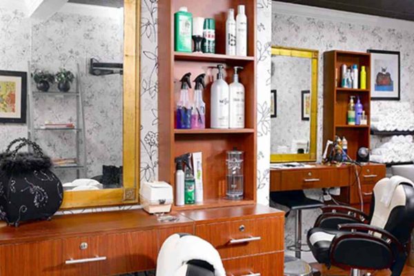 Hair Salon with hair treatment equipment