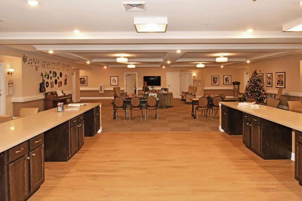 Common living area with ample space