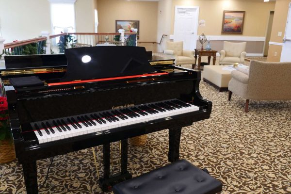 Piano room