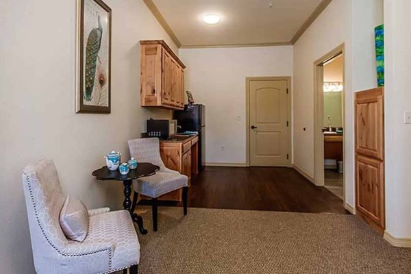 Model Bedroom at Vitality Court Texas Star