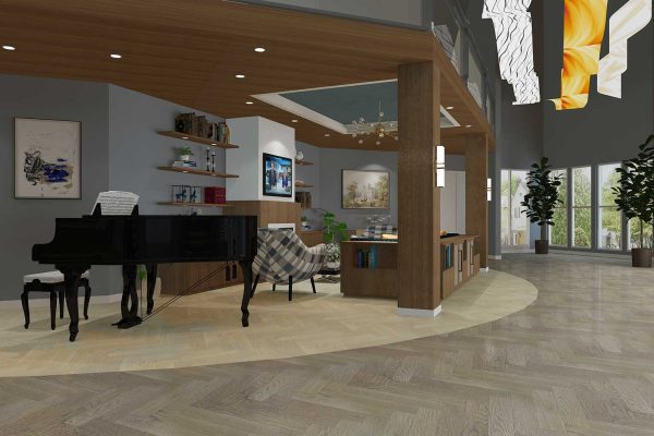 Lobby at Landmark Lifestyles At Tupelo