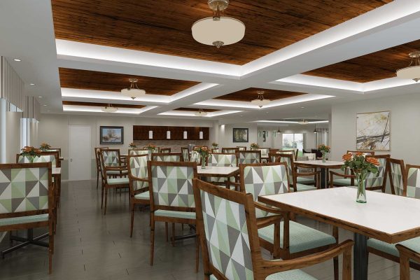 Dining room at Landmark Lifestyles At Tupelo