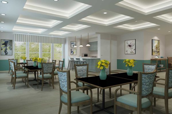 Memory Care Common Area at Landmark Lifestyles At Tupelo