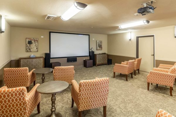 Theater Room with seats