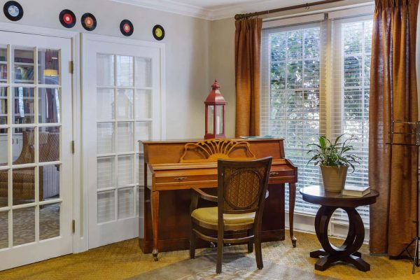 Music Room with music equipment