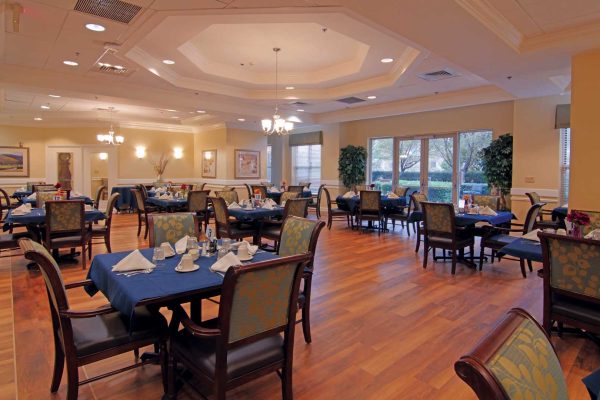 Dining room at Vitality Living Arlington