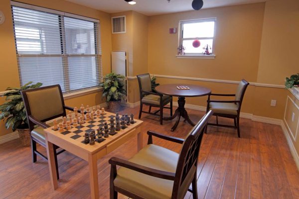Game room at Vitality Living Arlington