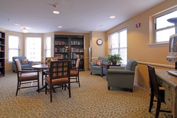 Library at Vitality Living Arlington