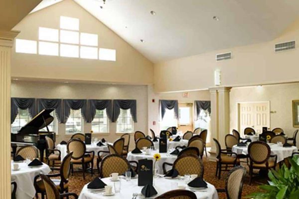 Dining Area with seats and chairs