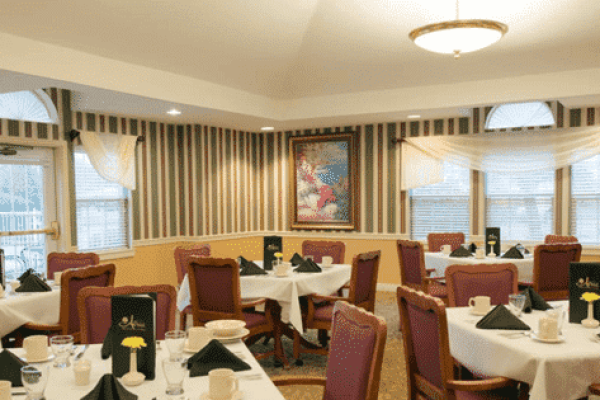 Dining Room with lots of tables and chairs