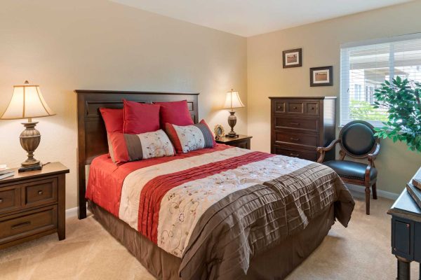Model Bedroom with furniture