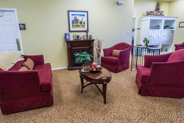 Foyer with seats