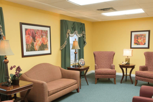 Common area with couches