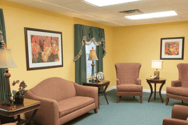 Common area with couches